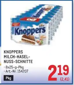 Metro KNOPPERS Angebot