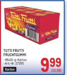 Metro TUTTI FRUTTI FRUCHTGUMMI Angebot