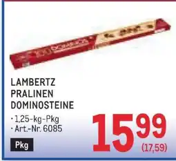 Metro LAMBERTZ PRALINEN DOMINOSTEINE Angebot