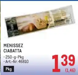 Metro MENISSEZ CIABATTA Angebot