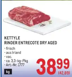 Metro KETTYLE RINDER ENTRECOTE DRY AGED Angebot