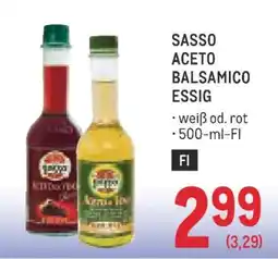 Metro SASSO ACETO BALSAMICO ESSIG Angebot