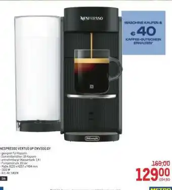 NESPRESSO VERTUO UP ENV200.GY