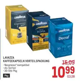Metro Lavazza Kaffeekapseln Vorteilspackung Angebot