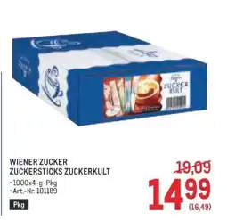 Metro Wiener Zucker Zuckersticks Zuckerkult Angebot