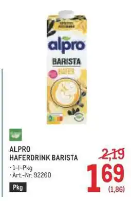 Metro ALPRO HAFERDRINK BARISTA Angebot