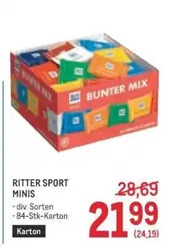 Metro RITTER SPORT MINIS Angebot