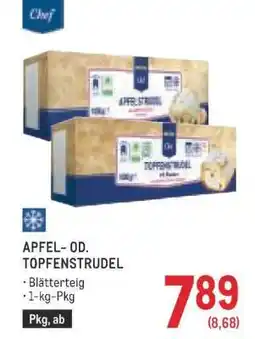 Metro APFEL- OD. TOPFENSTRUDEL Angebot
