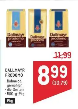 Metro Dallmayr Prodomo Angebot