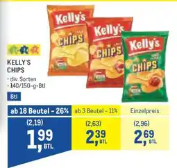 Metro Kelly's Chips Angebot