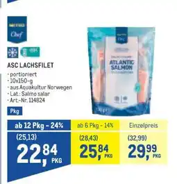 Metro ASC LACHSFILET Angebot