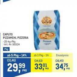 Metro CAPUTO PIZZAMEHL PIZZERIA Angebot