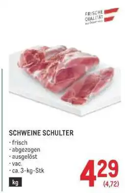 Metro Schweine Schulter Angebot