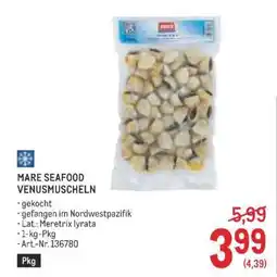Metro MARE SEAFOOD VENUSMUSCHELN Angebot