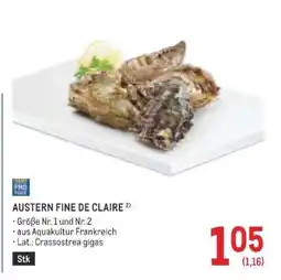 Metro AUSTERN FINE DE CLAIRE Angebot