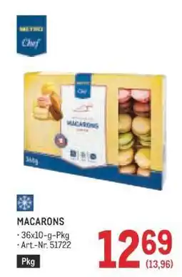 Metro Macarons Angebot