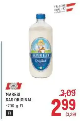 Metro MARESI DAS ORIGINAL Angebot