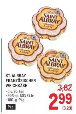 Metro ST. ALBRAY FRANZÖSISCHER WEICHKÄSE Angebot