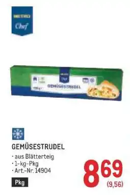 Metro GEMÜSESTRUDEL Angebot