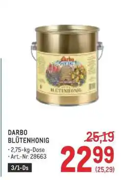 Metro DARBO BLÜTENHONIG Angebot