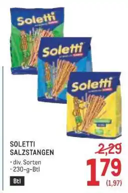 Metro Soletti Salzstangen Angebot
