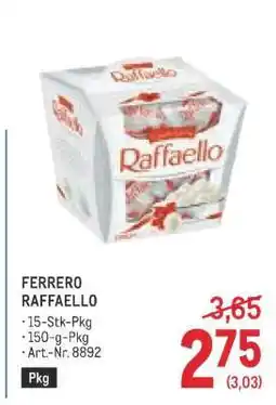 Metro Ferrero Raffaello Angebot