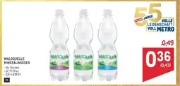 Metro WALDQUELLE MINERALWASSER Angebot