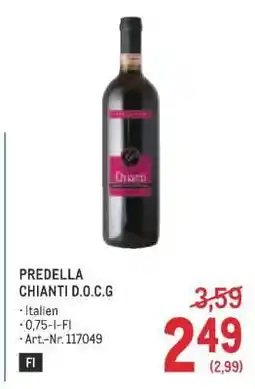 Metro Predella Chianti D.O.C.G Angebot
