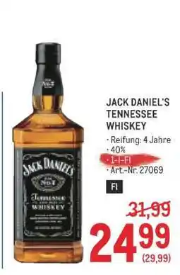 Metro Jack Daniel‘s Tennessee Whiskey Angebot