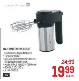 Metro HANDMIXER HM4023S Angebot