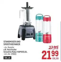 Metro STANDMIXER UND SMOOTHIEMAKER Angebot