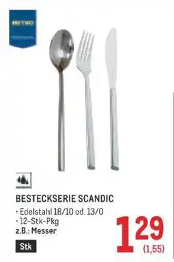 Metro BESTECKSERIE SCANDIC Angebot