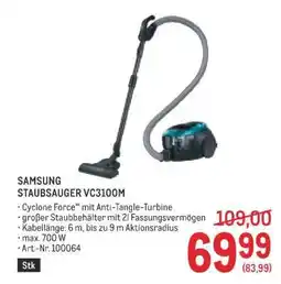 Metro SAMSUNG STAUBSAUGER VC3100M Angebot