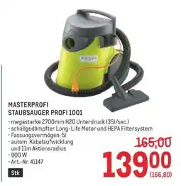 Metro MASTERPROFI STAUBSAUGER PROFI 1001 Angebot