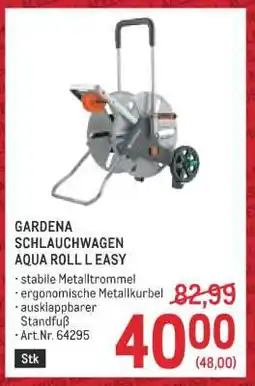 Metro GARDENA SCHLAUCHWAGEN AQUA ROLL L EASY Angebot
