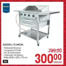 Metro GASGRILL PLANCHA Angebot