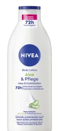 dm Nivea Body Lotion Aloe-Pflege Angebot