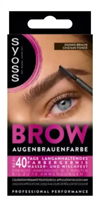 dm Syoss Augenbrauenfarbe Angebot