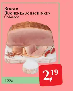 Winkler Markt Berger Buchenrauchschinken Colorado Angebot