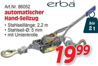 Erba automatischer Hand-Seilzug