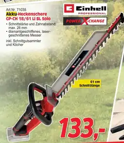 Zgonc Einhell Akku-Heckenschere GP-CH 18/61 Li BL Solo Angebot