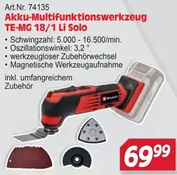 Zgonc Akku-Multifunktionswerkzeug TE-MG 18/1 Li Solo Angebot