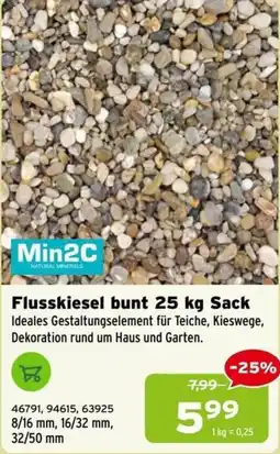 Salzburger Lagerhaus Min2C Flusskiesel bunt Angebot