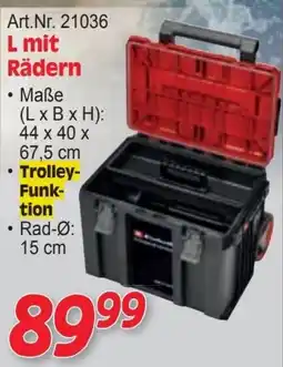 Zgonc L mit Rädern Angebot