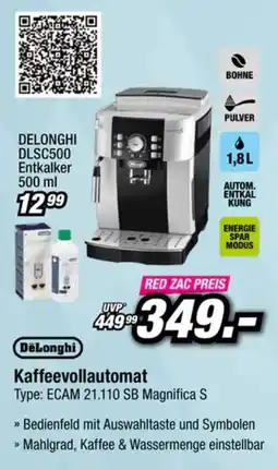 Red Zac DeLonghi Kaffeevollautomat Angebot