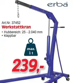 Zgonc erba Werkstattkran Angebot