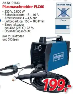 Zgonc Plasmaschneider PLC40 schappack Angebot