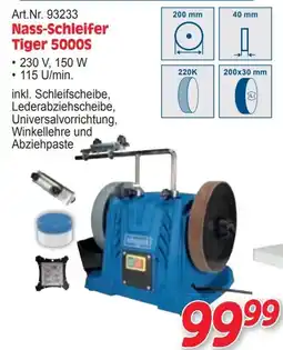 Zgonc Nass-Schleifer Tiger 5000S Angebot