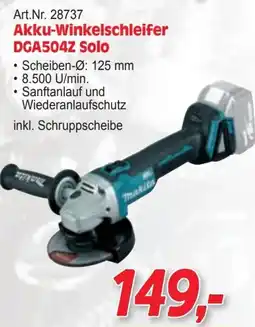 Zgonc Akku-Winkelschleifer DGA504Z Solo Angebot
