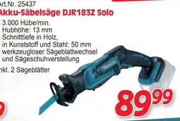 Zgonc Akku-Säbelsäge DJR183Z Solo Angebot